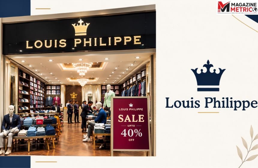 Louis Philippe brand store featuring premium menswear and clothing
